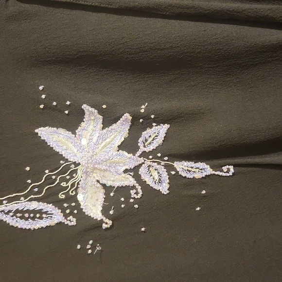 100% ailk shifon skirt, press and bastyan, size 12 - Picture 2 of 6